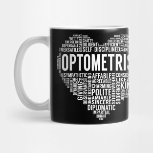 Optometrist Heart Mug